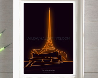ARTS CENTRE MELBOURNE Poster Print. [Printable wall art] This could be on your wall Today!