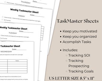 Maklers tägliche Aufgabenliste: SOI & Empfehlungsmanagement (digitales Produkt)