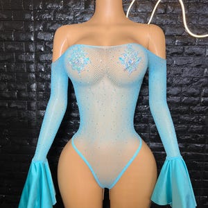 Exotic dance wear stripper outfit bottle girl Rave outfit