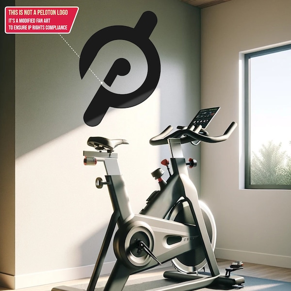 Peloton-Inspired PREMIUM  Wall Vinyl Decal / Sticker | Wall Art | Decor