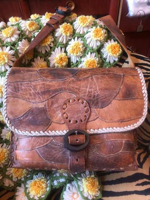 Vintage Patchwork Leather Bag