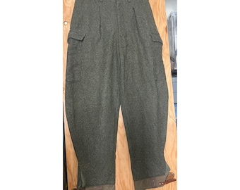パンツ 40's Swedish Army Field Pants Vintage 1930s 40s Workwear Trousers - Swedish Military