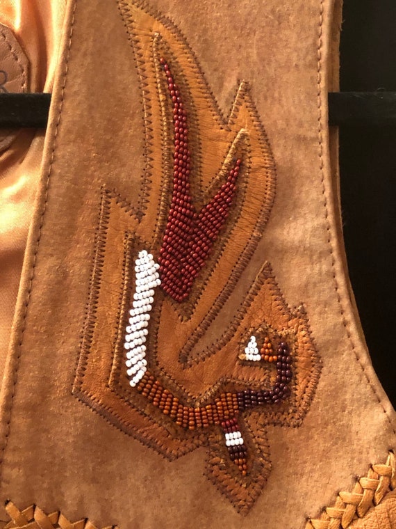 Mealey's Pitic Leather Handcrafted Vest - image 10