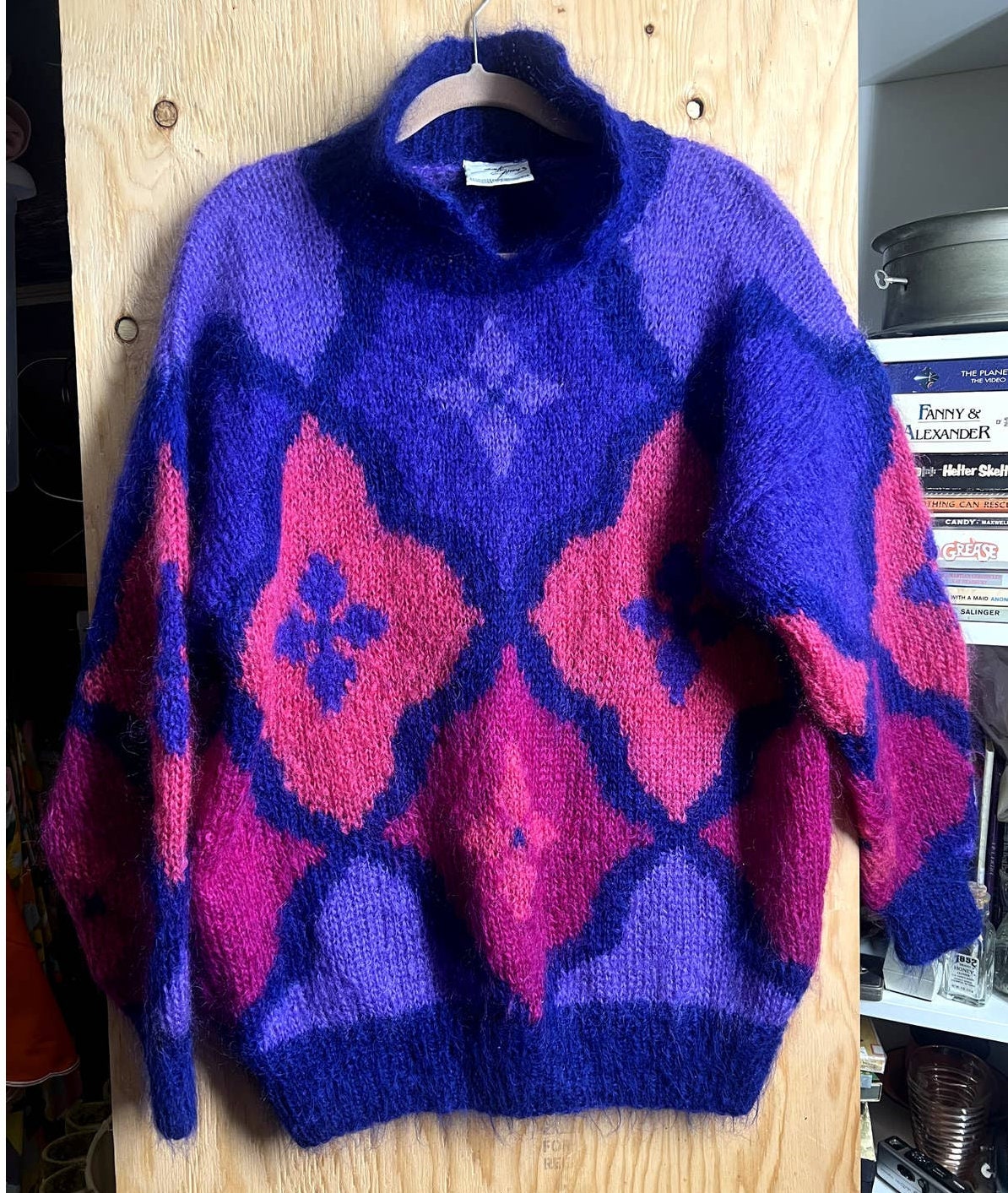 Vintage Handmade Mohair Sweater 'soft Options' - Etsy UK