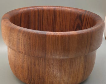 Cuenco de madera vintage de Nissen Denmark