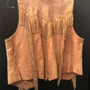 Mealey's Pitic Leather Handcrafted Vest image 4