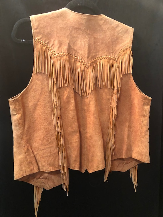 Mealey's Pitic Leather Handcrafted Vest - image 4