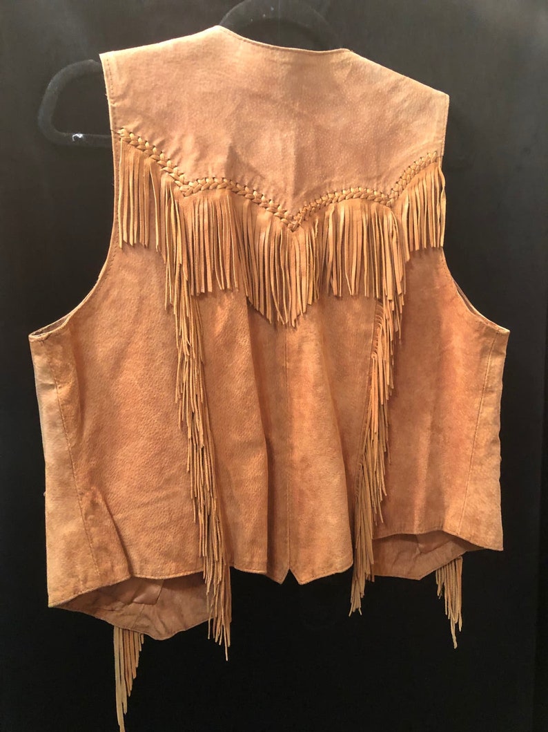 Mealey's Pitic Leather Handcrafted Vest image 4