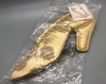 Vintage UNopened Andy Warhol Babs High Heel Gold Purse