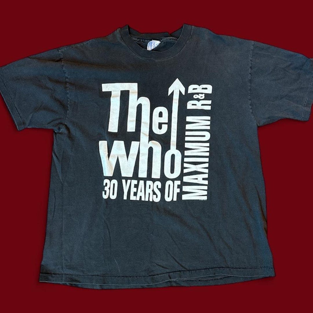 The Who 30 Years of Maximum R&B Vtg 90s XL - Etsy