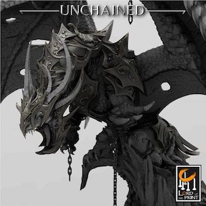 Unchained Dragon  | Unpainted 12K Resin Miniature