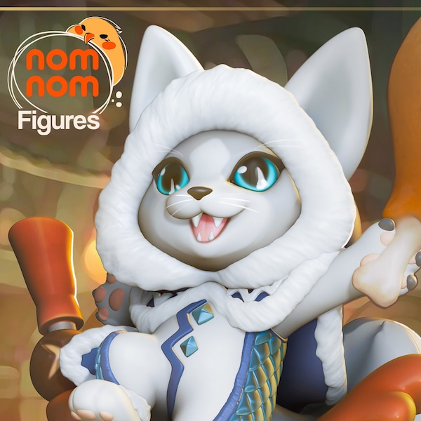 Palico | Unpainted 12K Resin Figure