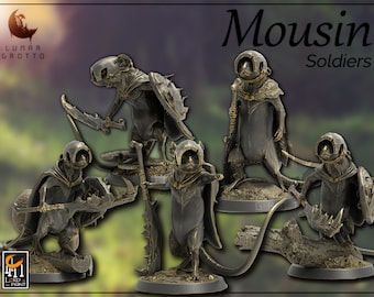 Mousin Soldiers | Unpainted 12K Resin Miniatures