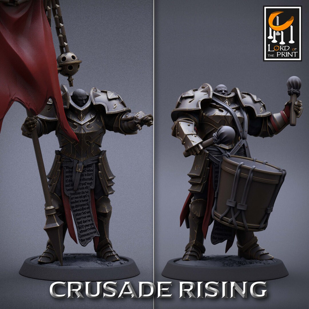 Crusade Rising Templar Support Pack  | Unpainted 12K Resin Miniatures