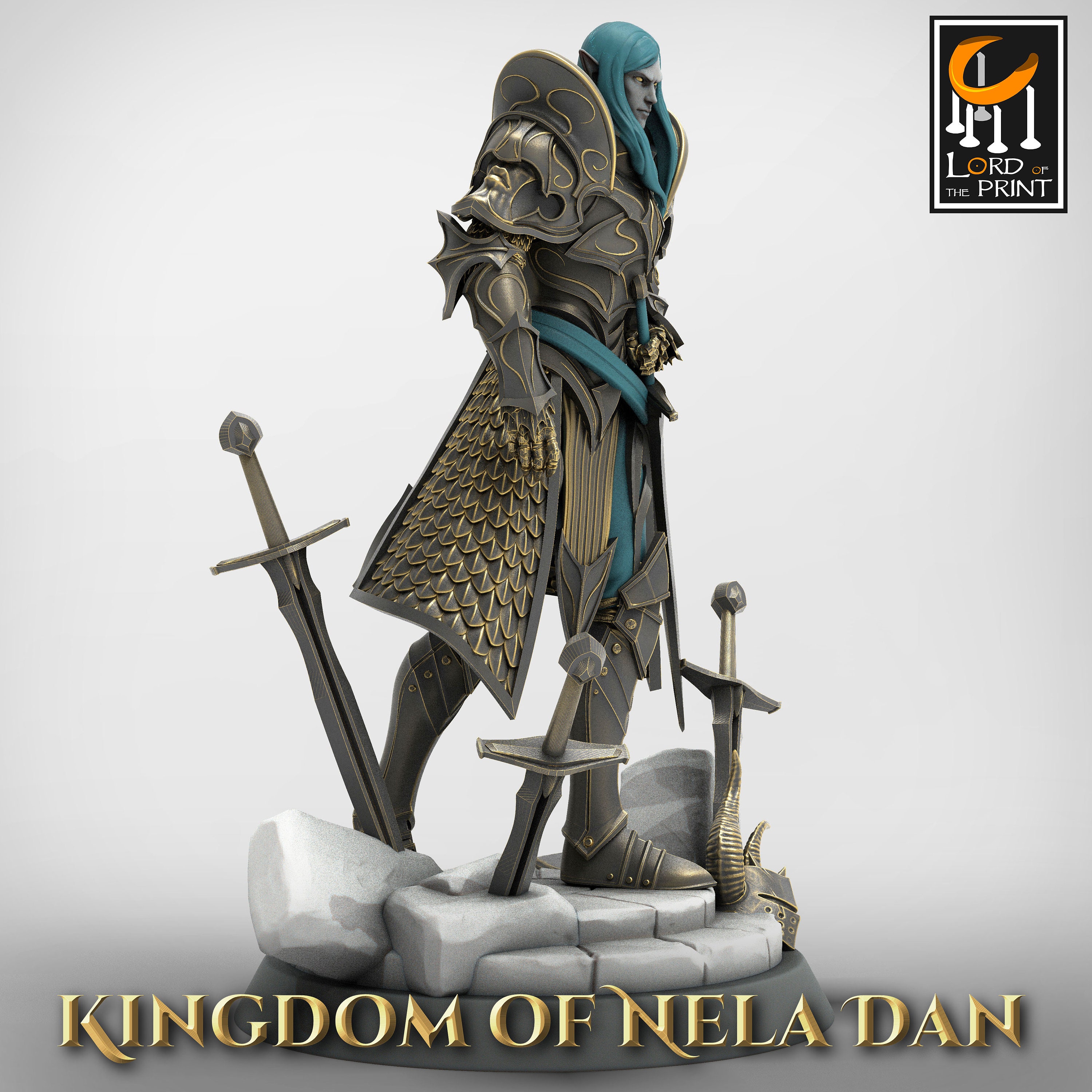 Kingdom of Nala Dan Lord Velir Unpainted 4K Resin Figures - Etsy