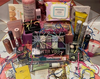 Mixed Beauty 5+, 10+, 15+, 20+ Piece Mystery Makeup and More - Pick Size and Personalize! Great Gift Idea!