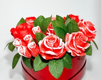 Bouquet soap,  Valentine's Day gift, Handmade Soap, Birthday Gift, Home Decor, Decor Soap, Flower Soap