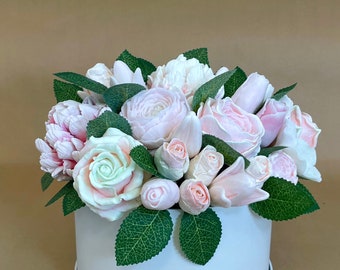 Bouquet soap, Home decor, Handmade Soap, Bathroom decor, Birthday Gift, Decor Soap, Flower Soap