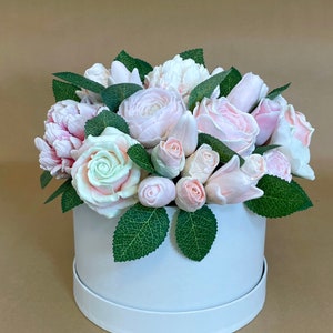 Bouquet soap, Home decor, Handmade Soap, Bathroom decor, Birthday Gift, Decor Soap, Flower Soap