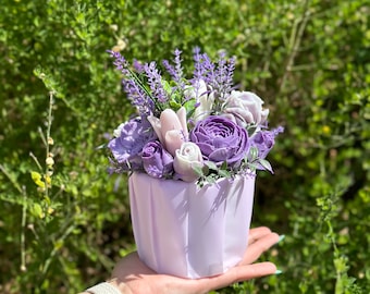 Bouquet soap, Home Decor, Bathroom Decor, Mother’s Day gift, Gift for your mom, Birthday Gift, Handmade Soap, Decor Soap, Flower Soap