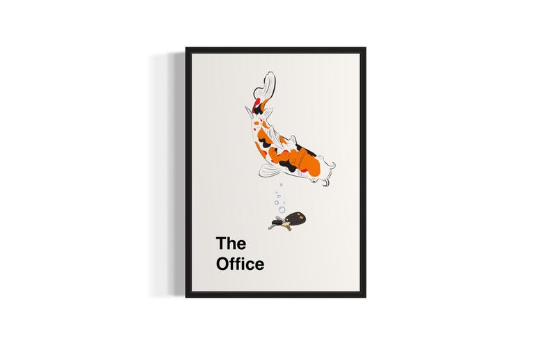 The Office TV Show Art - Michael Scott Koi Pond - Digital Download ...
