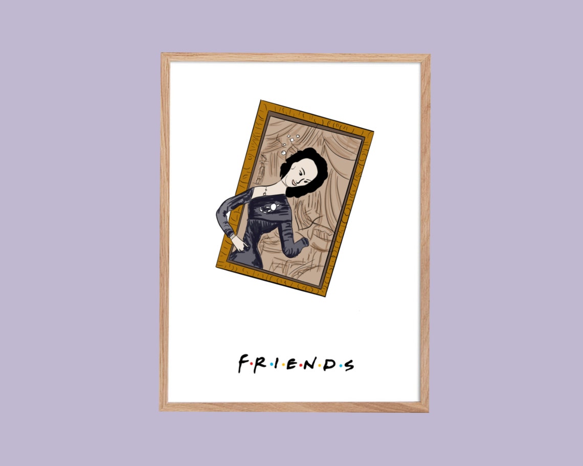 Friends TV Show Art Gladys Phoebe Buffay Digital Download Etsy