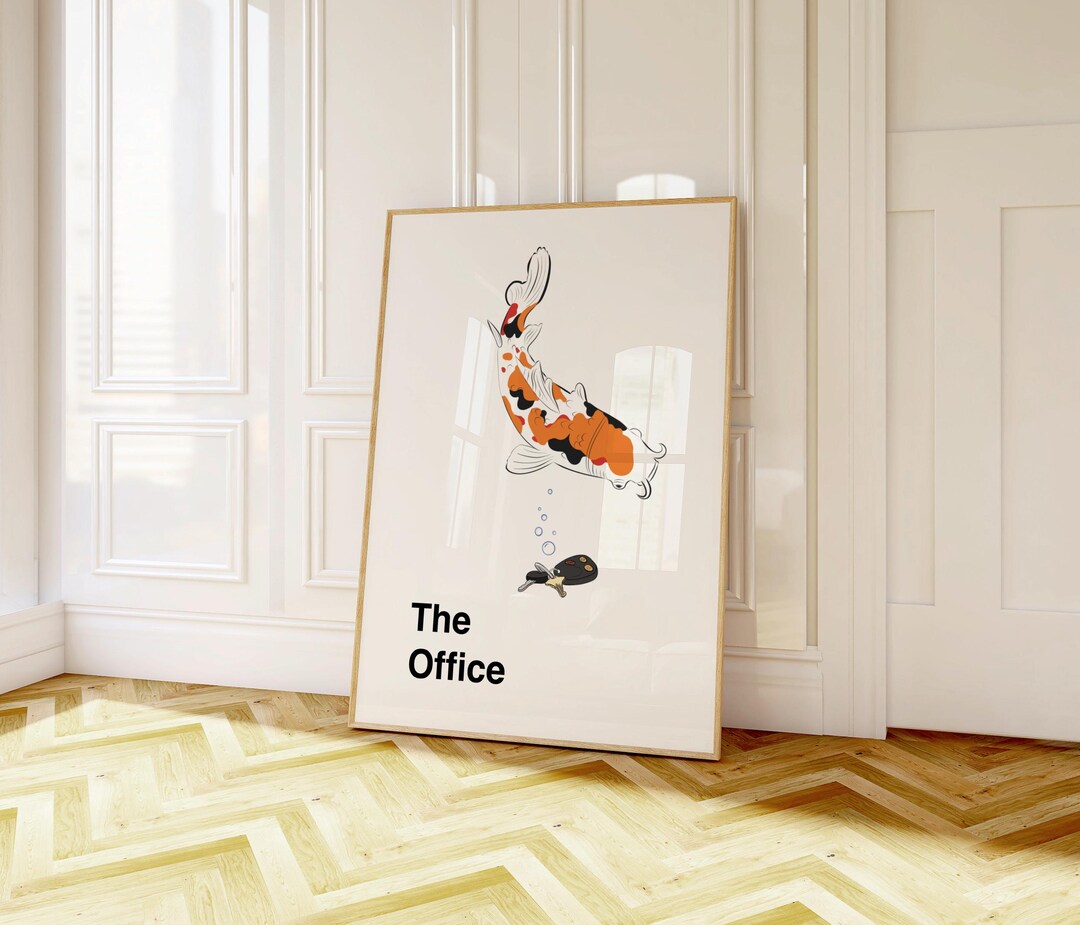 The Office TV Show Art - Michael Scott Koi Pond - Digital Download ...