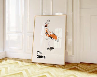 The Office TV Show Art - Michael Scott Koi Pond - Digital Download Print Poster - Jim Halpert Dwight Schrute Dunder Mifflin The Office Gifts