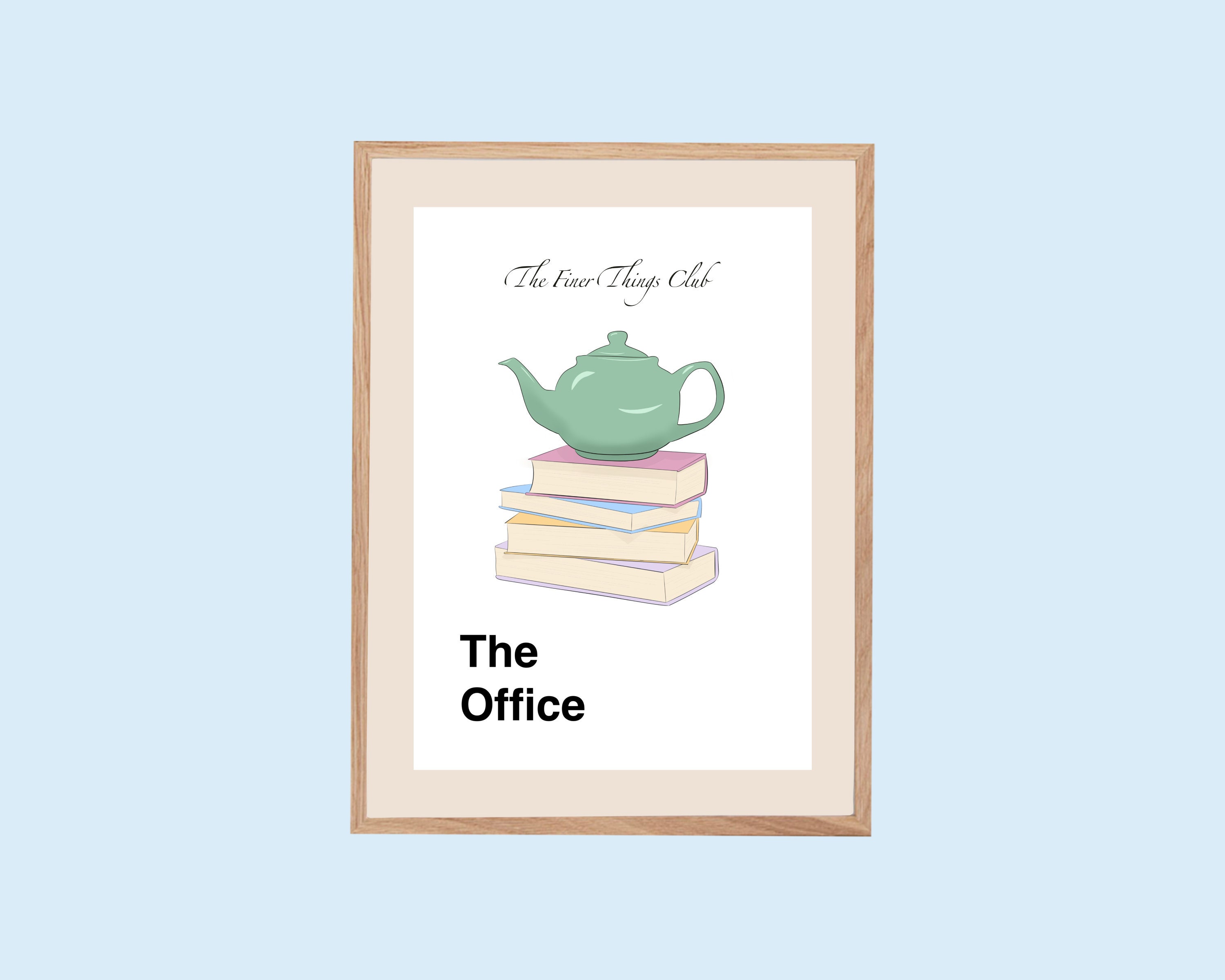 The Office TV Show Art the Finer Things Club Michael Scott Etsy