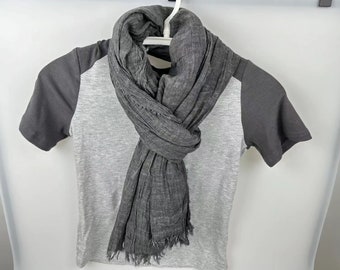 Soft Cotton Scarf, Lightweight Unisex Scarf (100x200 cm)