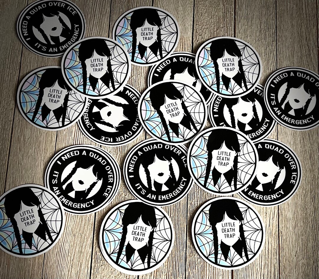 Wednesday Stickers Wednesday Addams Netflix Show 3 Vinyl - Etsy