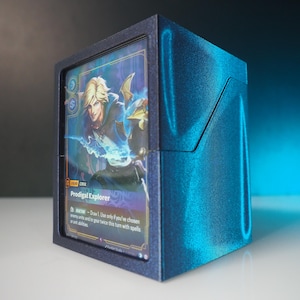 Riftbound Deck Box | TCG Card Display Case with Viewing Window and Rune Compartment