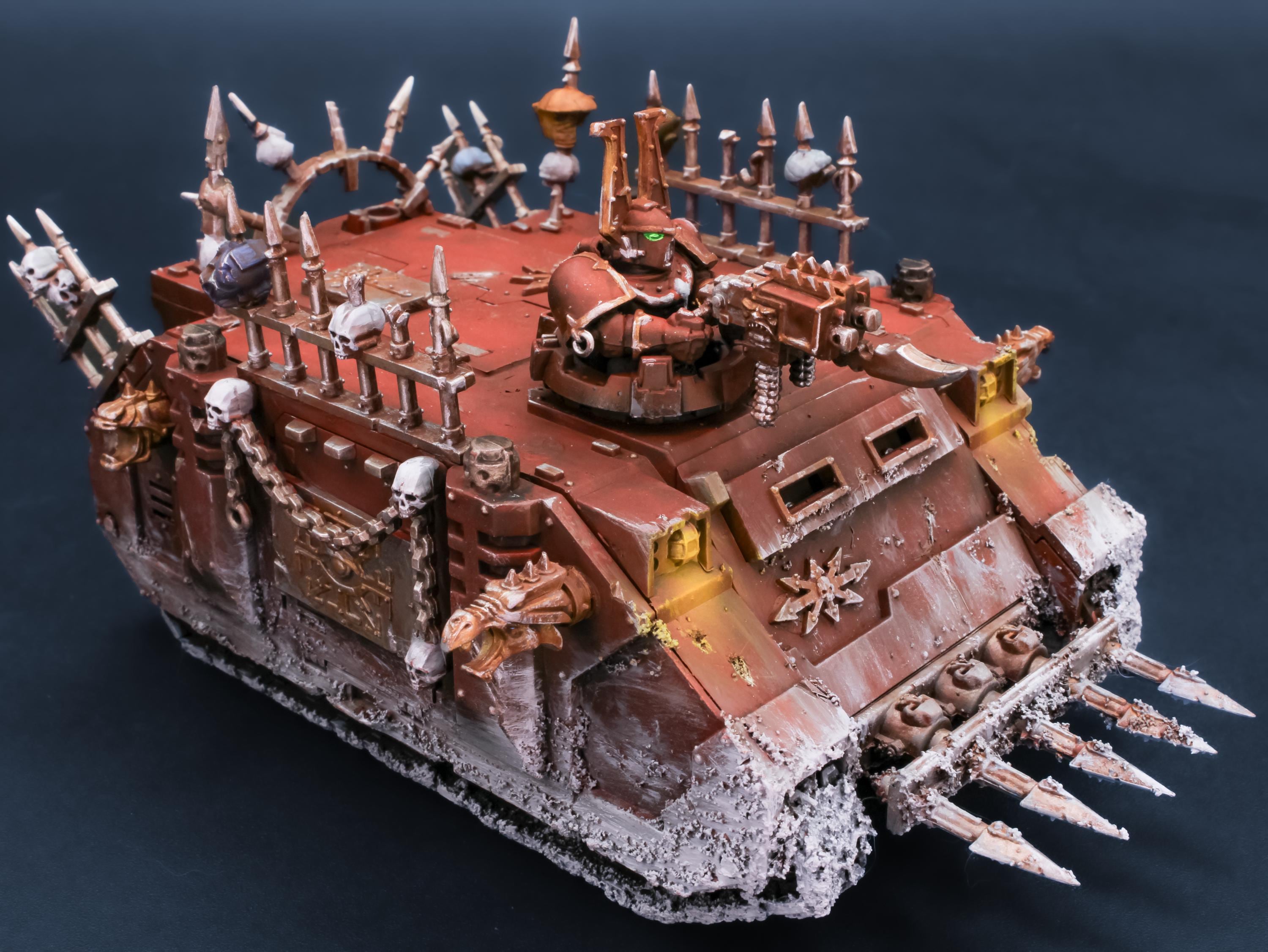 Chaos Rhino Chaos Space Marines Warhammer 40k - Commission - Etsy