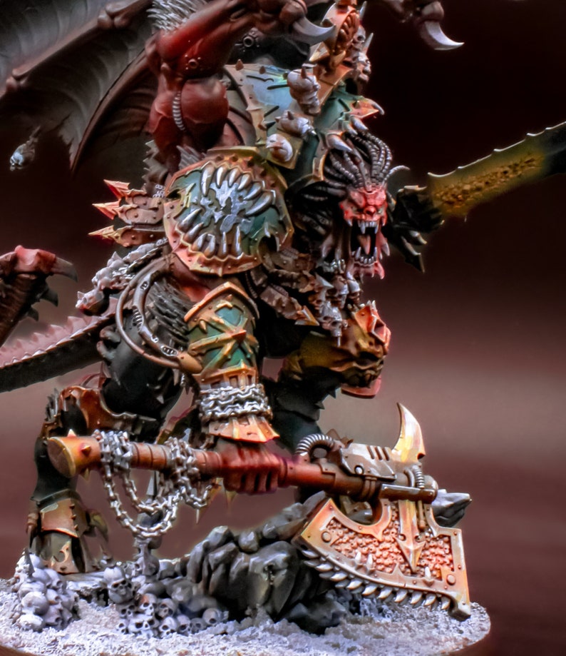 Angron World Eaters Warhammer 40k - Figurine Peinte Pro - Commission