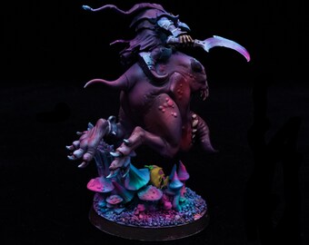 Loonboss On Giant Cave Squig - Gloomspite Gitz - Warhammer Age Of Sigmar. Games Workshop.