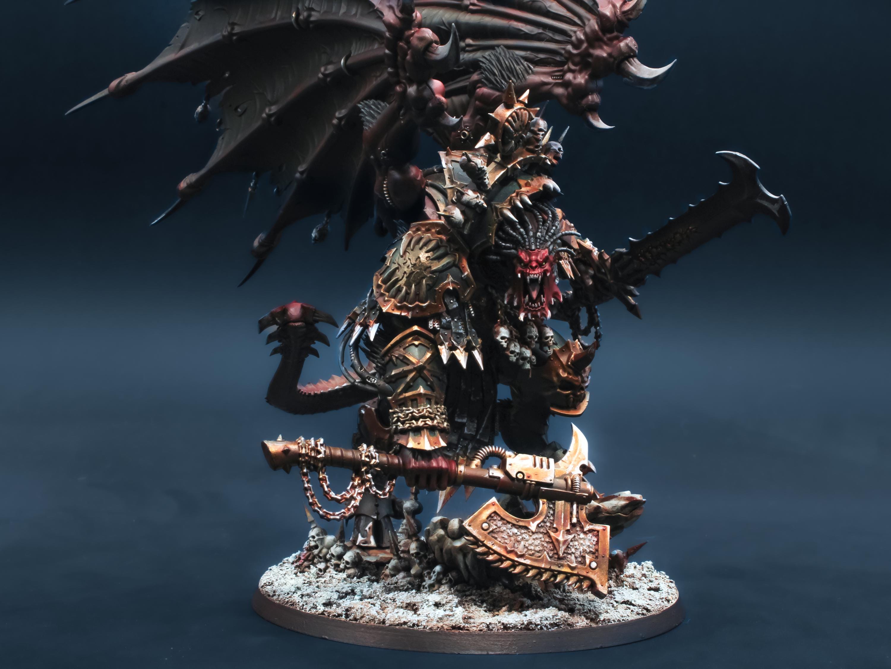 Angron World Eaters Warhammer 40k - Figurine Peinte Pro - Commission