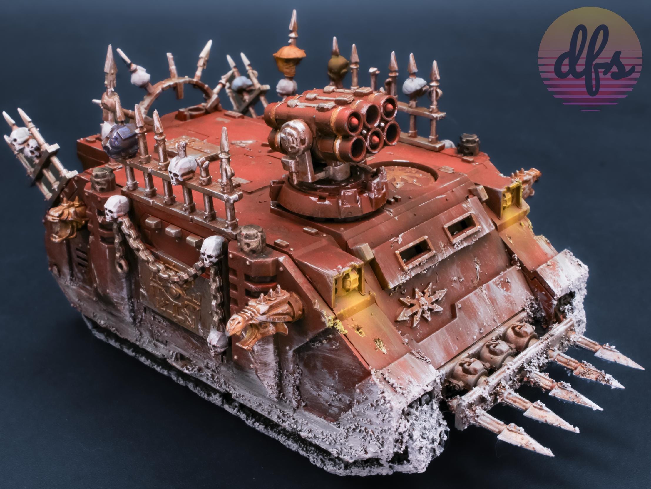 Chaos Rhino Chaos Space Marines Warhammer 40k - Commission - Etsy
