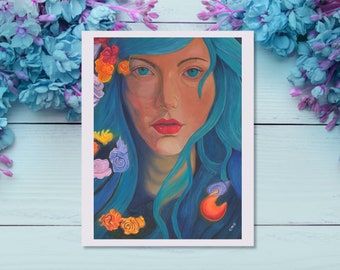 Persephone Before Hades - Original Fine Art Print