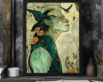 The High Murder of Ravens Canvas Print