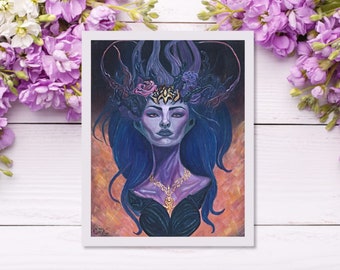 Eris Goddess of Chaos - Acrylic Fine Art Print