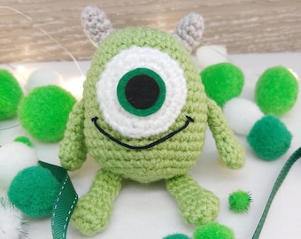 Mike Wazowski Crochet Pattern  | Amigurumi Mike Wazowski Pattern | Crochet PDF Pattern