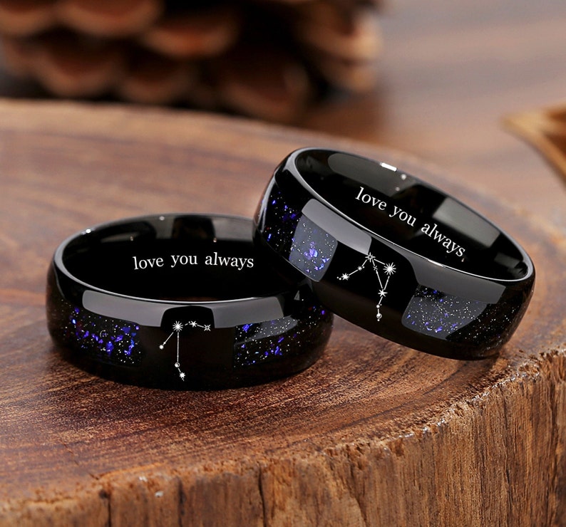 Custom Constellation & Text Engraving