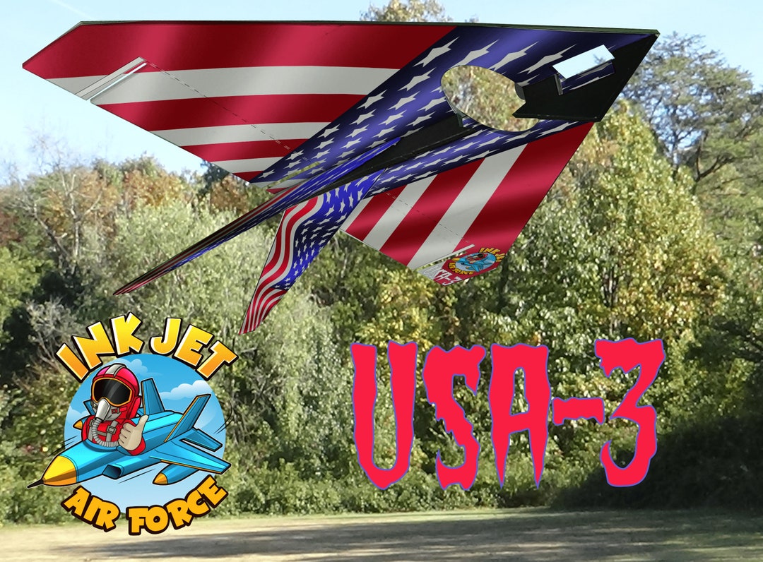 Highflying Fun DIY Foamboard Plane Kit Dollar Delta Flagship USA3 Etsy