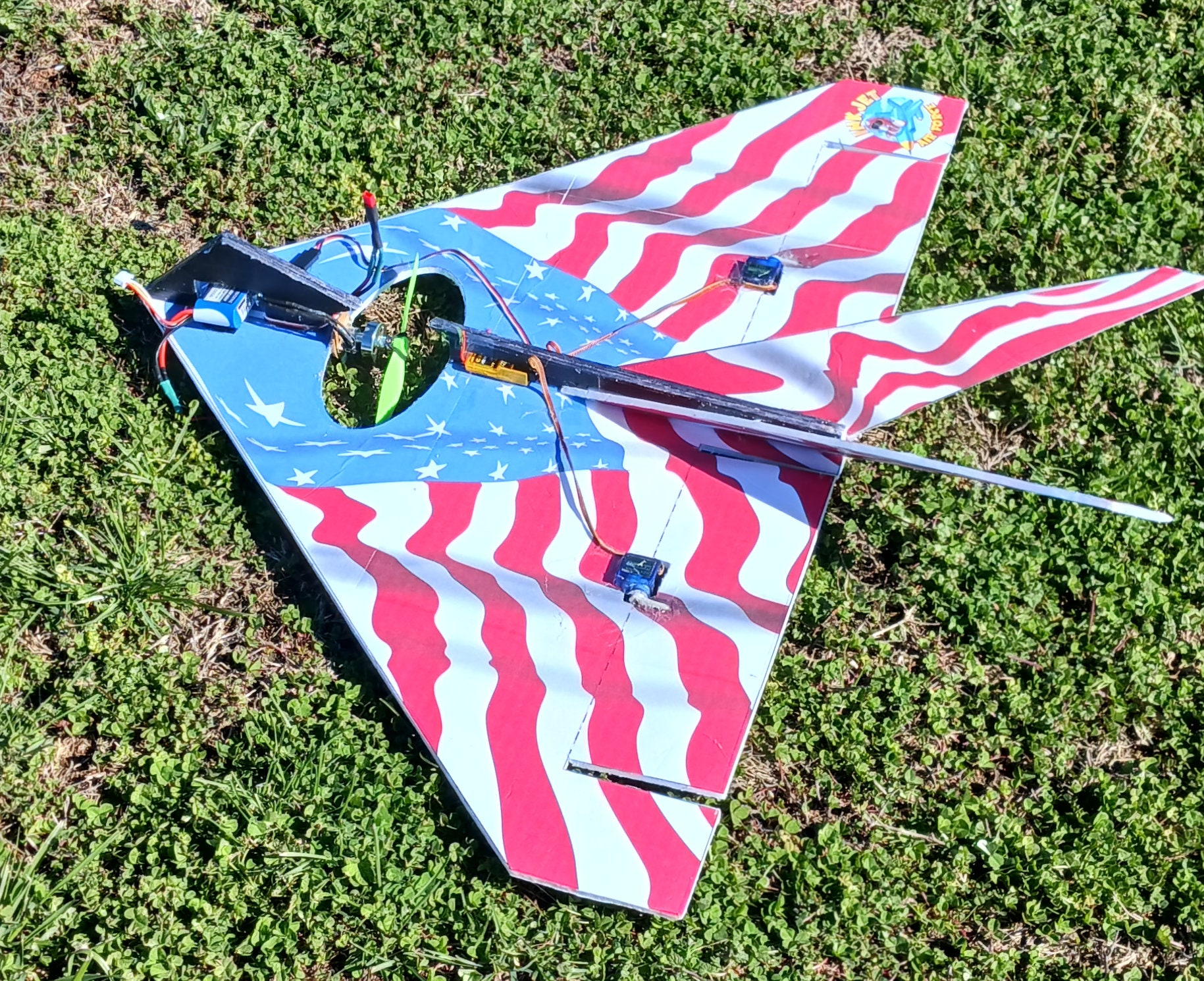 Highflying Fun DIY Foamboard Plane Kit Dollar Delta Flagship USA1 Etsy