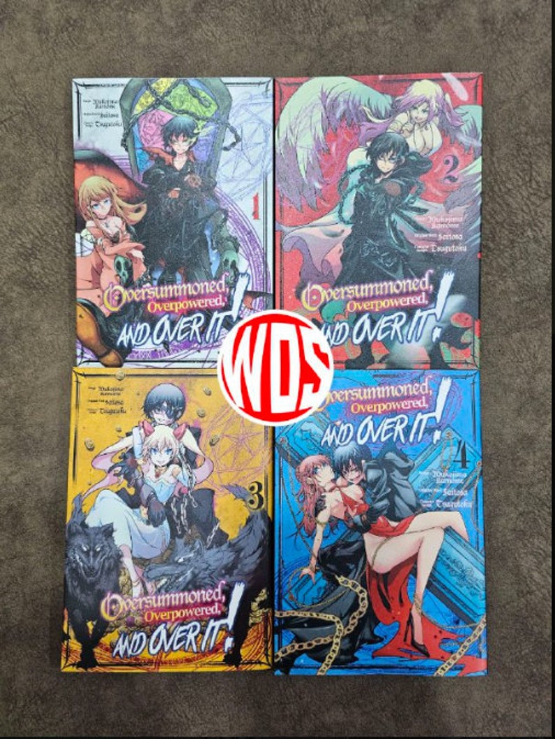 Oversummoned Overpowered And Over It Manga Chapter 1 New Set Anime Comic Oversummoned Overpowered and Over It - Etsy