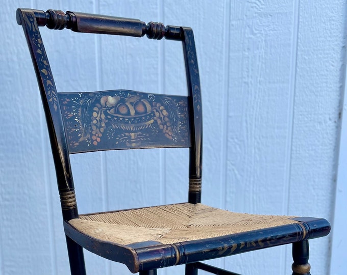 Antique Hitchcock Chair From the 1800s Collectible Antique Chair Made