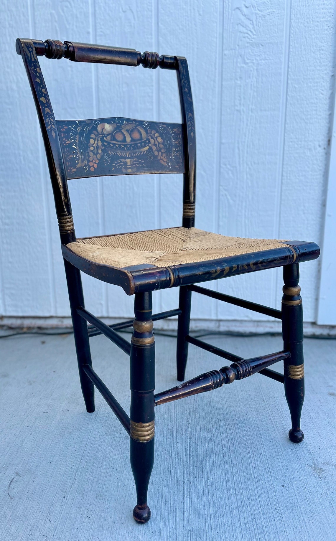 Antique Hitchcock Chair From the 1800s Collectible Antique Etsy