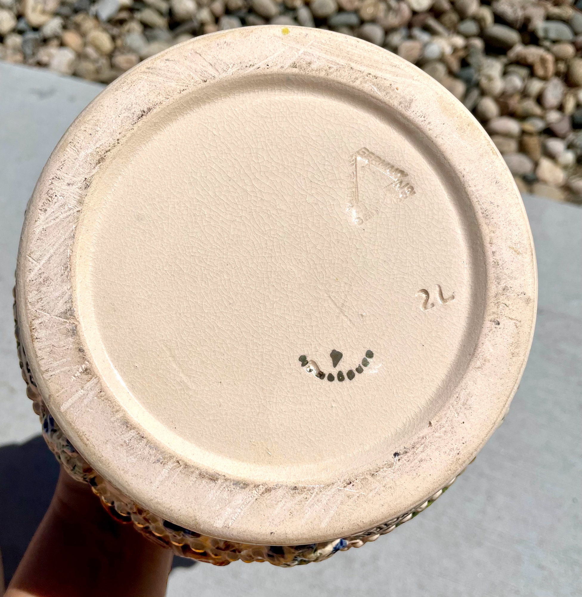 Vintage German Cookie Jar 1950s Salt Glaze Ceramic Jar From Etsy