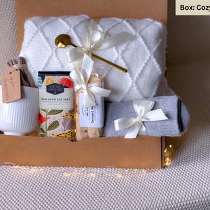 Surgery Recovery Gift, Get well Soon Basket, Gifts for her, Care package for woman, Recovery Basket, Chemo Gift Box, Thinking of You Friend