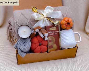New Job Gift Box: Cozy Blanket, Mug, Socks & Candle